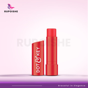 Dot & Key SPF 50+ Barrier Repair Hydrating Strawberry Red Tinted Lip Balm 4.5g Rupoishe
