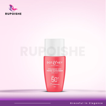 Dot & Key Strawberry Dew Tinted Sunscreen SPF 50+ PA++++ 50ml Rupoishe