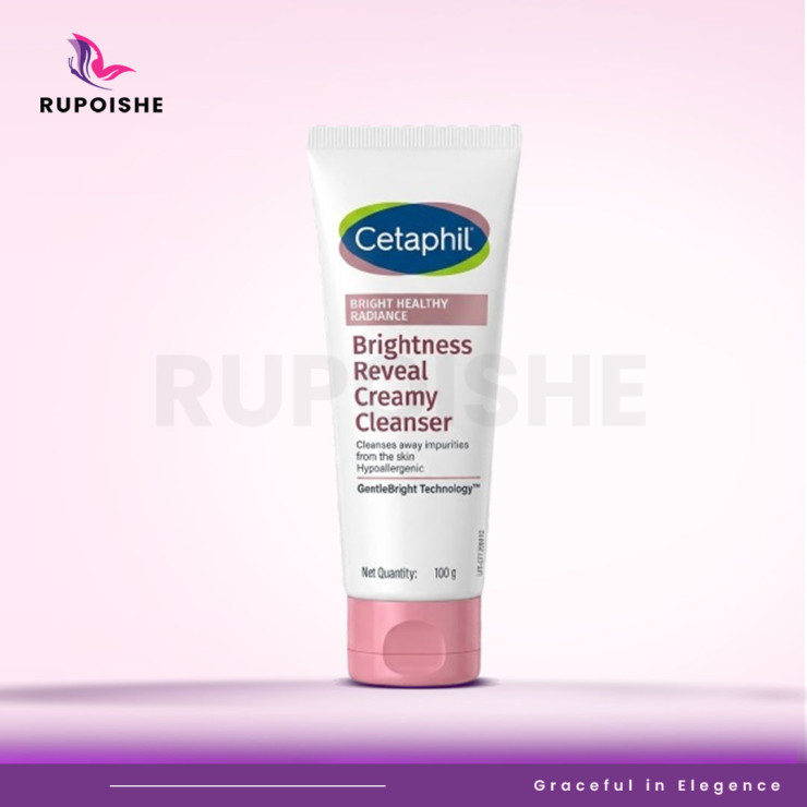 Cetaphil Bright Healthy Radiance Reveal Creamy Cleanser 100ml Rupoishe