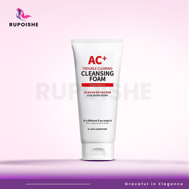 w.skin laboratory ac+ cleansing foam Rupoishe